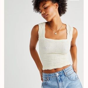 Free people Love Letter Cami - Ivory M/L